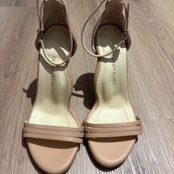 Sarah Flint Grear 85 Nude Leather Sandals Women’s Size 6 (EU 36) – Made in Italy - Picture 2 of 7